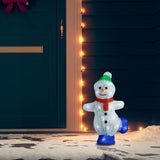 Vidaxl Christmas Figure Snowman LED Inside and Outside 30 cm Acrylic