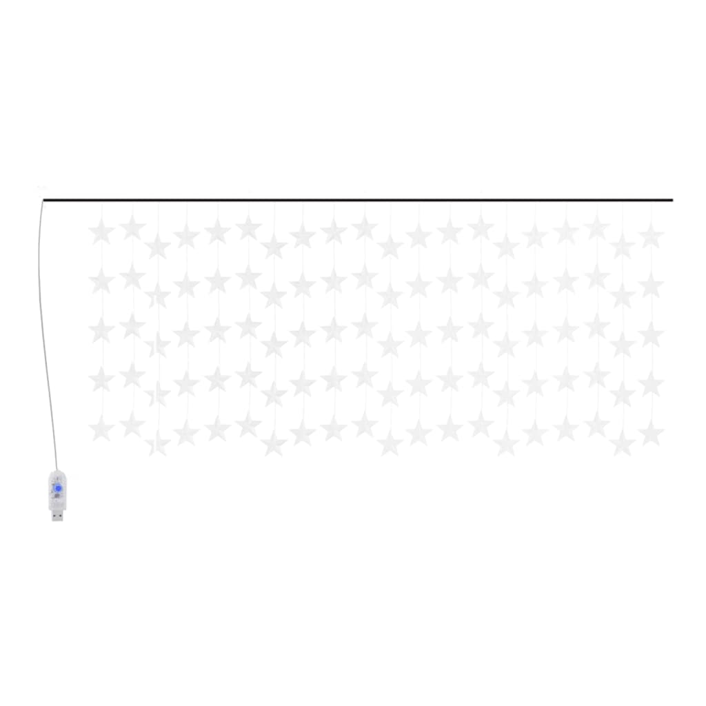 Vidaxl Light Corder Stars avec 500 LED et 8 fonctions bleues