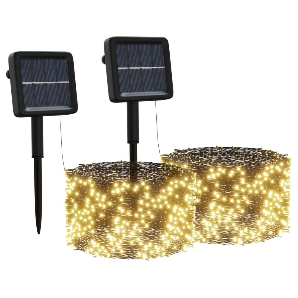 Vidaxl Liichtknäppchen 2 St mat 2x200 LEDs an der Wäiss wäiss dobausse