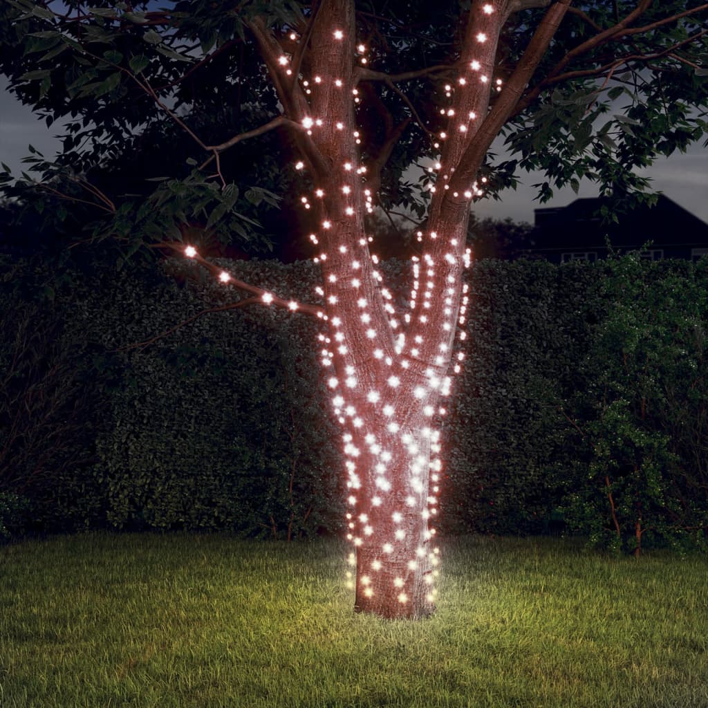 Vidaxl 5 St leichte Schlinge mit 200 LEDs Solar in warmem Weiß draußen