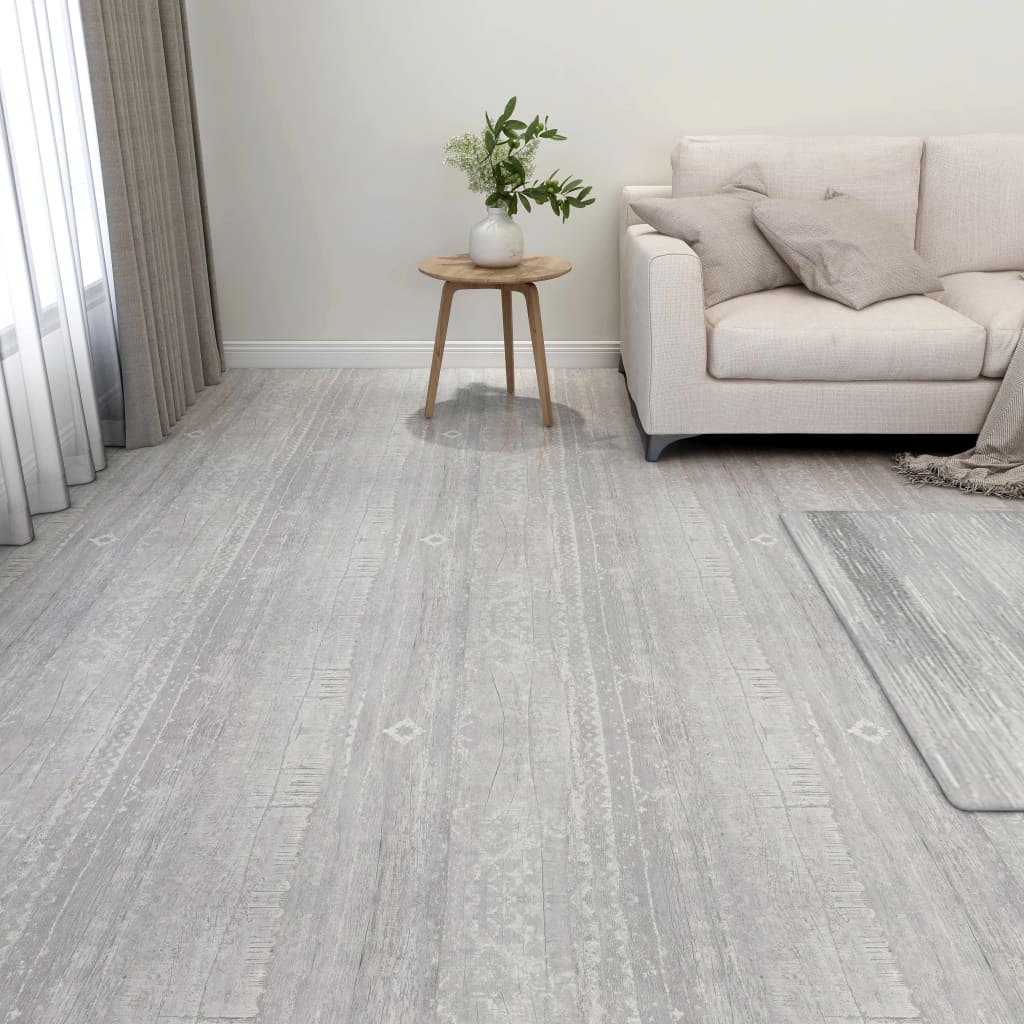 Vidaxl Floor Boards 20 ST Selfeza 1,86 m² PVC Gray