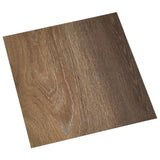 Vidaxl Floorboards 20 ST Self -fast 1,86 m² PVC Brown