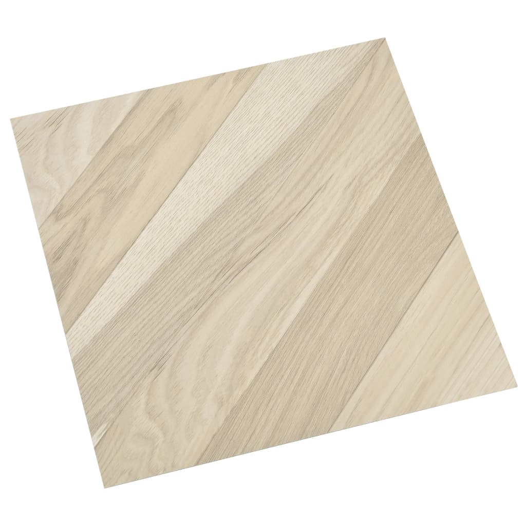 Vidaxl Floor Aboards 20 St Autoadesivo 1,86 m² Pvc a strisce beige