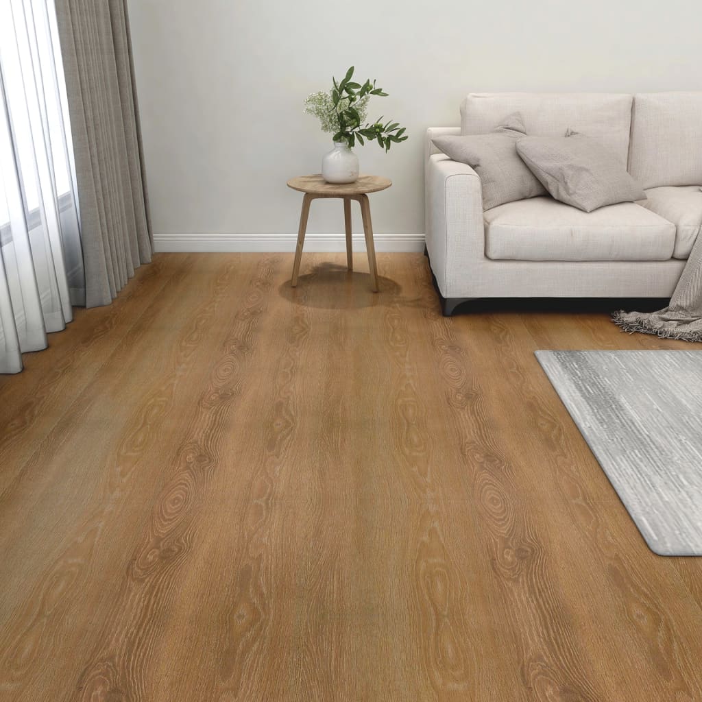 Vidaxl Floor Abeards 20 St Autoadesivo 1,86 m² PVC Brown