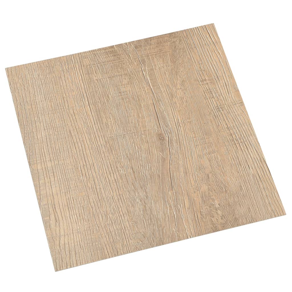 Vidaxl Floorboards 20 St auto-adhésif 1,86 m² en PVC marron