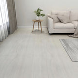 Vidaxl floorboards 20 st self -adhesive 1.86 m² PVC cream -colored