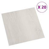 Vidaxl Floor Aboards 20 St Autoadesivo 1,86 m² Pvc beige