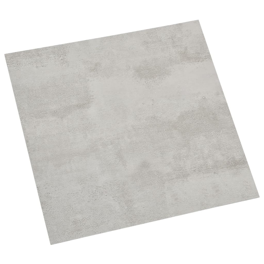 Tablas de piso Vidaxl 20 st autoadhesivo 1.86 m² PVC gris claro