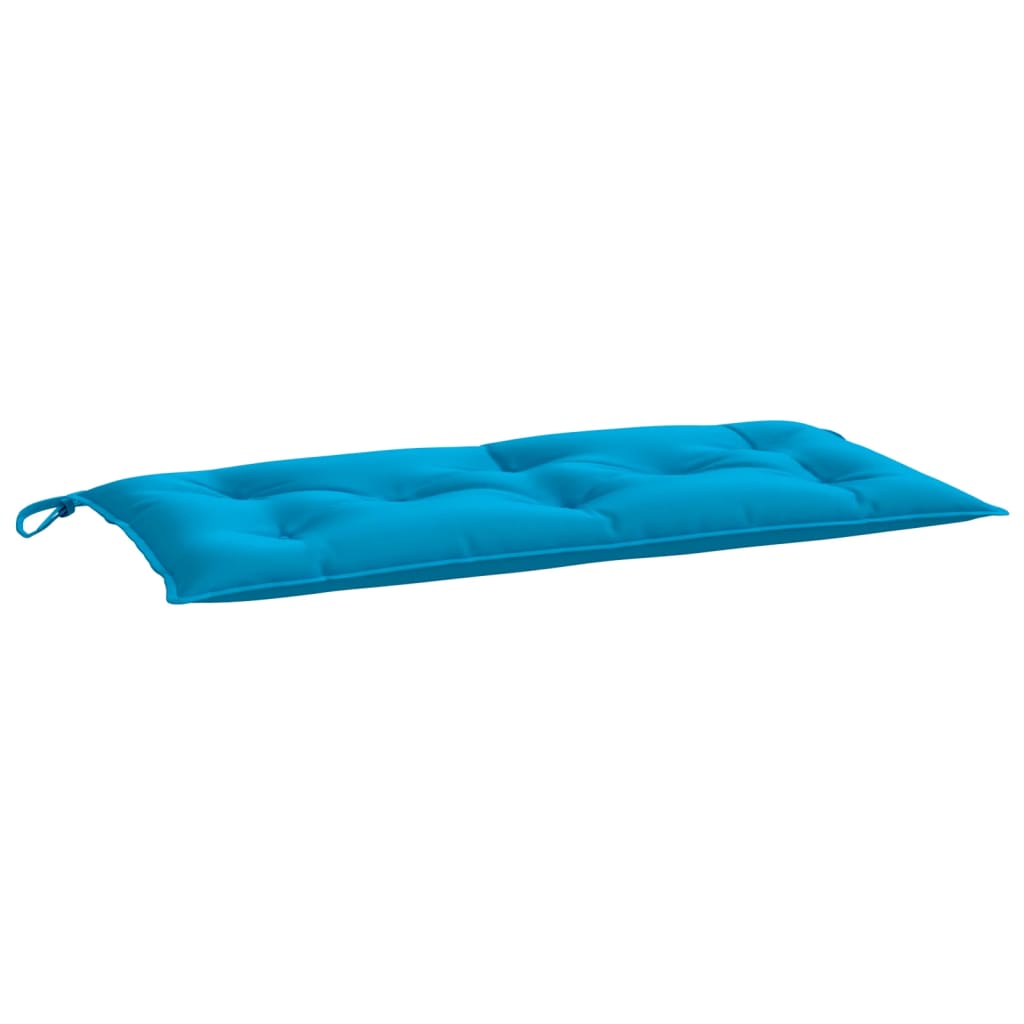 Vidaxl Garden Banch Cushion 110x50x7 cm tessuto oxford azzurro