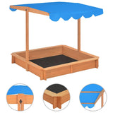 Vidaxl Sandbox mat Upassbar Dach 115x115315 cm pinouts