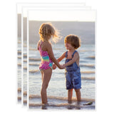 Vidaxl fotogrammi fotografici 3 pezzi per parete o tabella 21x29,7 cm mdf bianco