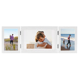 Vidaxl Photo Frame Triptych 22x15 cm+2x (10x15 cm) hvit