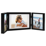 Vidaxl Frame del tríptico 28x18 cm+2x (13x18 cm) negro