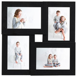 Vidaxl Frame para 4x (13x18 cm) Foto MDF Negro