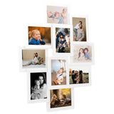 Cadre photo Vidaxl pour 10x (13x18 cm) Photo MDF blanc