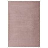 Vidaxl Rug 200x300 cm pelliccia di coniglio artificiale vecchio rosa