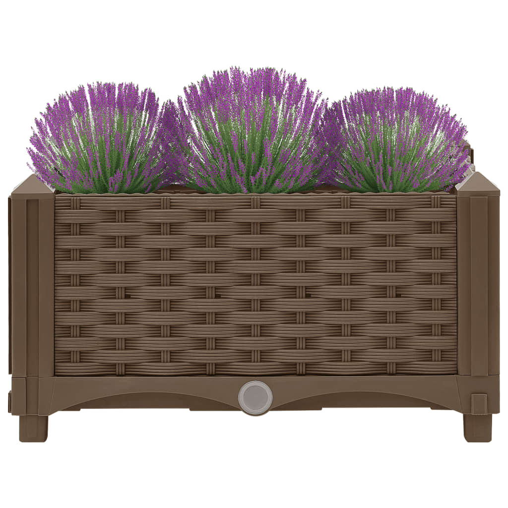 Vidaxl Planter hævede 40x40x23 cm polypropylen