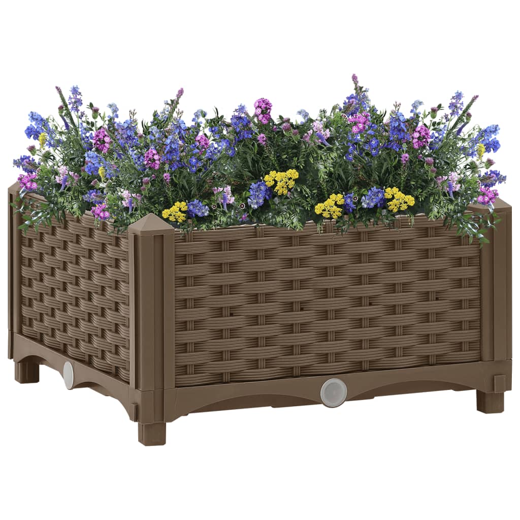 Vidaxl Planter hævede 40x40x23 cm polypropylen