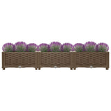 Vidaxl Planter hævede 120x40x23 cm polypropylen