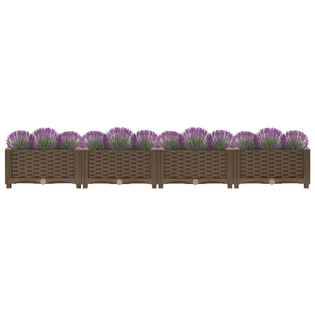 Vidaxl Planter hævet 160x40x23 cm polypropylen