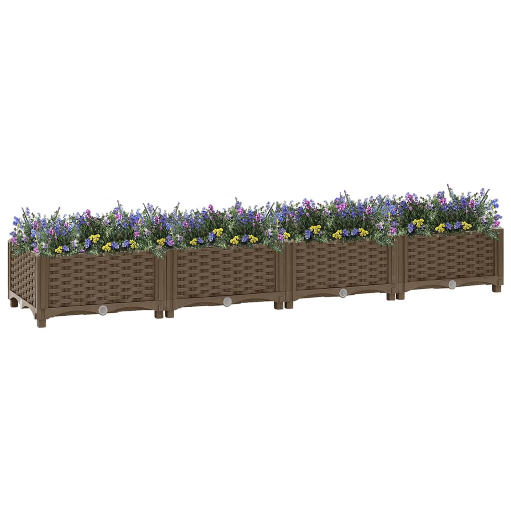 Vidaxl Planter hævet 160x40x23 cm polypropylen