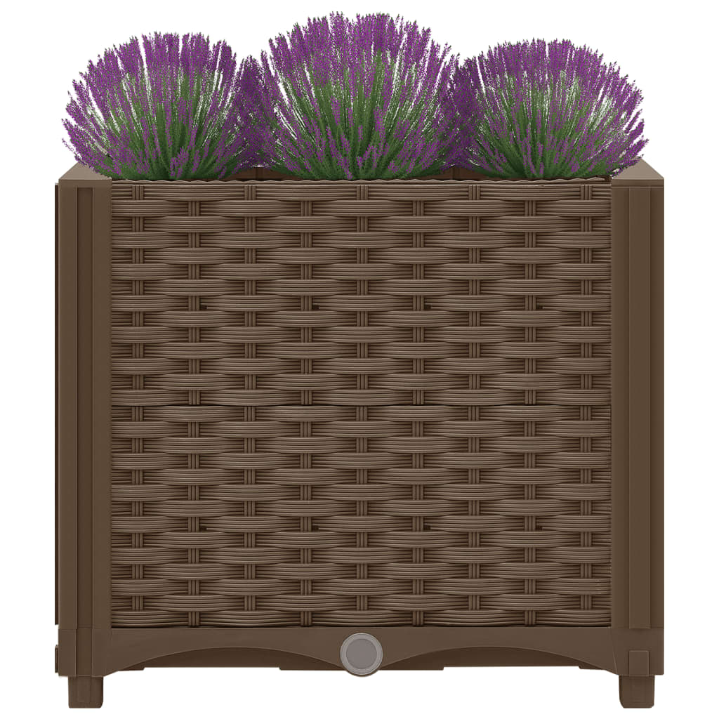 Vidaxl Planter hævede 40x40x38 cm polypropylen