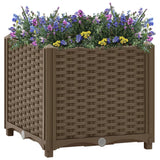 Vidaxl Planter hævede 40x40x38 cm polypropylen