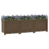 Vidaxl Planter hævede 120x40x38 cm polypropylen