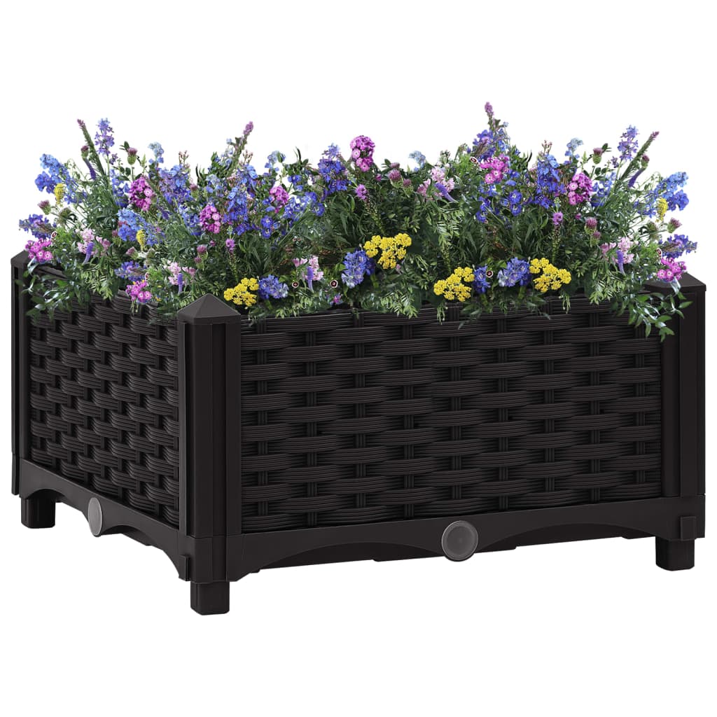 Vidaxl Planter hævede 40x40x23 cm polypropylen