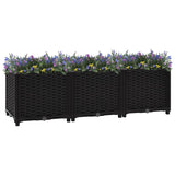 Vidaxl Planter hævede 120x40x38 cm polypropylen