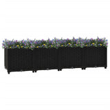 Vidaxl Planter hævet 160x40x38 cm polypropylen