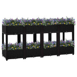 Vidaxl Planter hævet 160x40x71 cm polypropylen