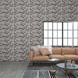 Vidaxl 11 St Wall Panels 3D Dark Grey Brick EPS