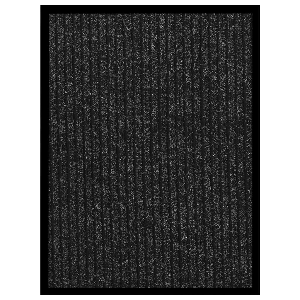 Vidaxl Doormat 40x60 cm stribet antracit -farvet