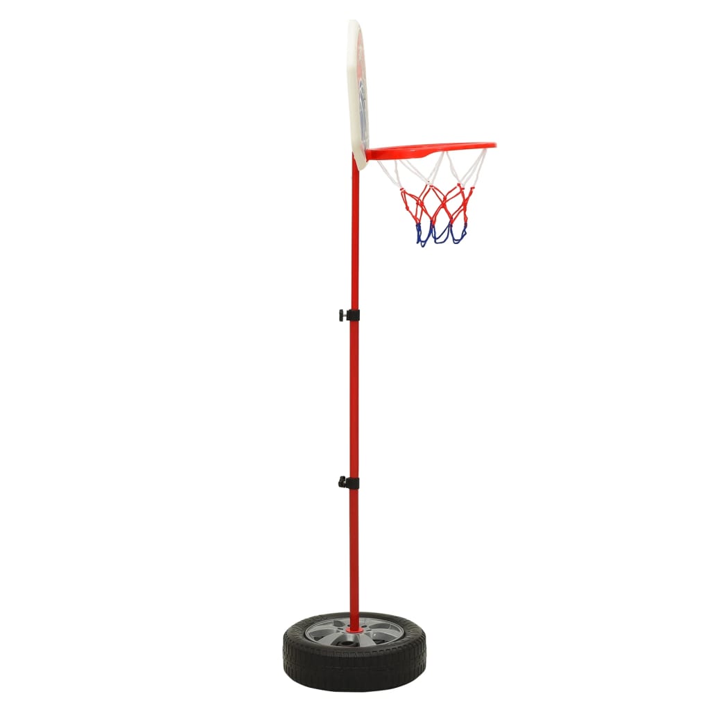 VidaXL Kinderbasketbalset verstelbaar 120 cm