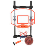 Vidaxl Children's basket ball set for door adjustable