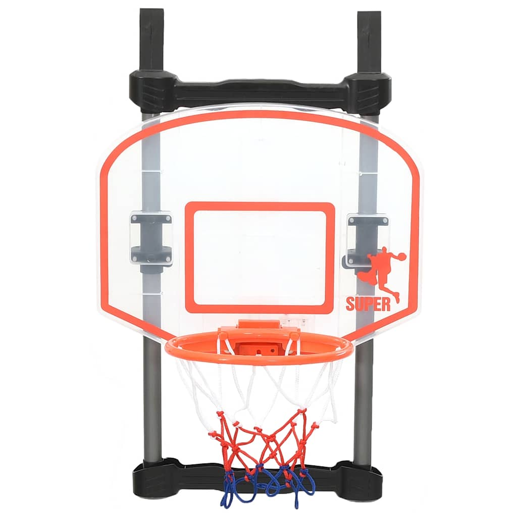 Vidaxl Children's basket ball set for door adjustable