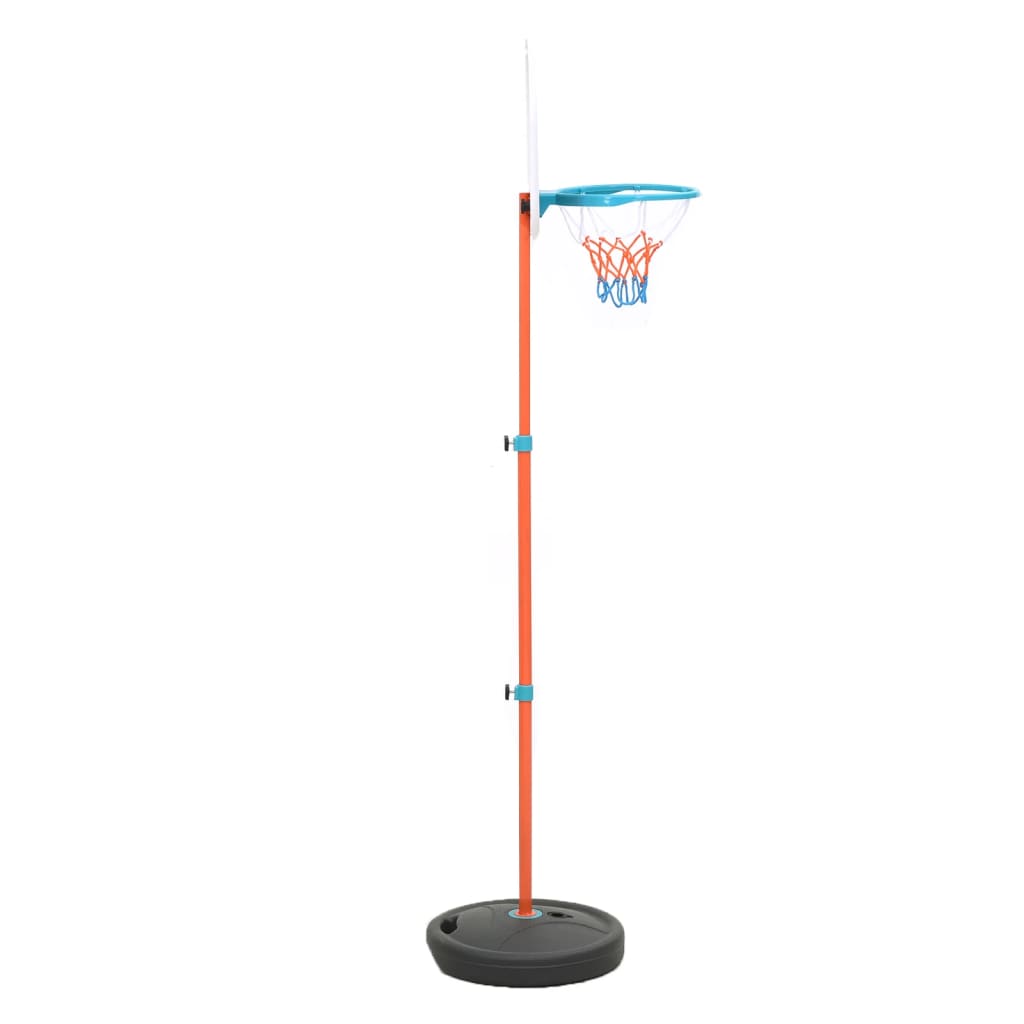 VidaXL Basketbalset draagbaar verstelbaar 133-160 cm