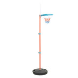 VidaXL Basketbalset draagbaar verstelbaar 133-160 cm