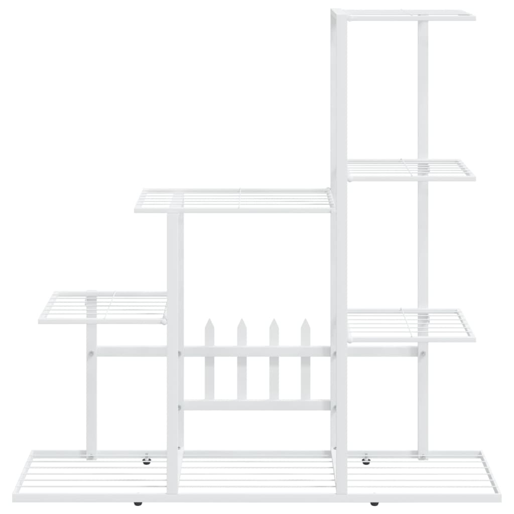 Vidaxl Blummennat Standard 94.5x2xx88 cm Metal Wäiss