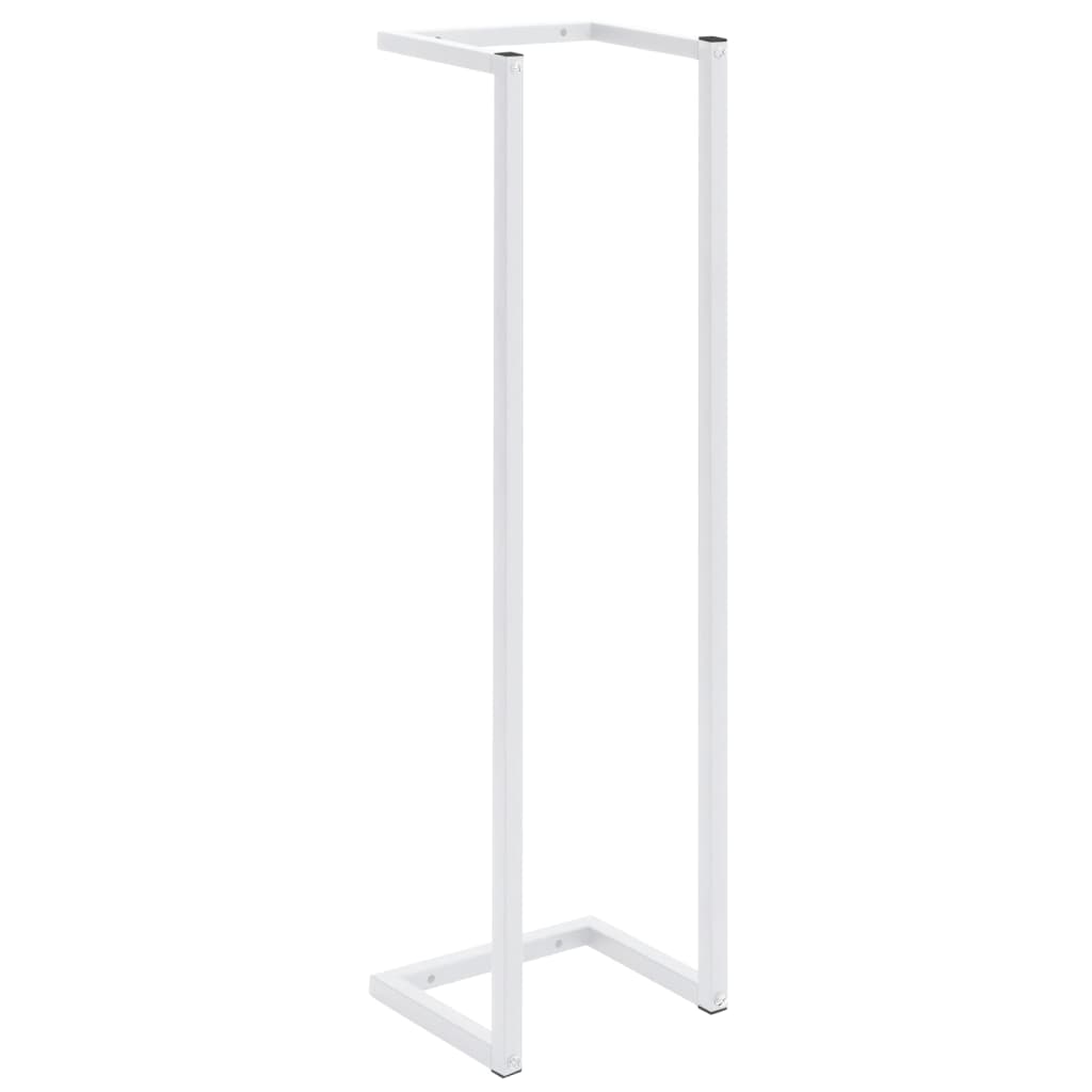 Vidaxl Rack de toalla 25x20x95 cm de acero blanco