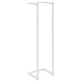 Rack per asciugamano Vidaxl 25x20x95 cm acciaio bianco