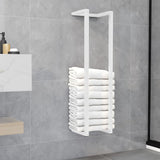 Rack de serviette Vidaxl 25x20x95 cm en acier blanc