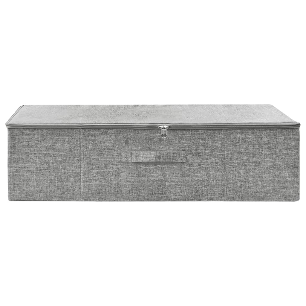 Boîte de rangement Vidaxl 70x40x18 cm Gris de tissu