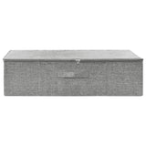 Boîte de rangement Vidaxl 70x40x18 cm Gris de tissu