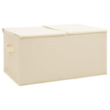 Úložné boxy Vidaxl 2 ks 50x30x25 cm textilní crème barevné