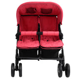 Vidaxl Twin Children of Steel Red