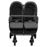 Vidaxl Twin Buggy Steel Dark Grey and Black