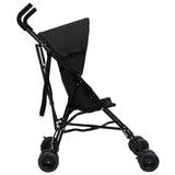 Vidaxl Kinderbuggy Staal Anthracite -Black a Black