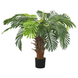 Vidaxl Artificial Plant med pot Cycaspalm 90 cm grøn